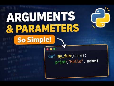 Arguments and Parameters in Python for Beginners (Explained Simply)