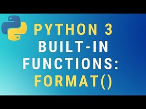 Python 3 format() built-in function TUTORIAL