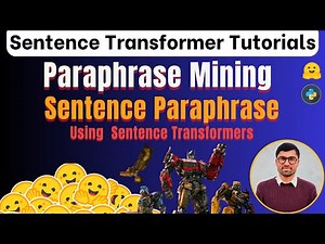 Sentence Paraphrase Detection | Paraphrase Mining Using Sentence Transformer