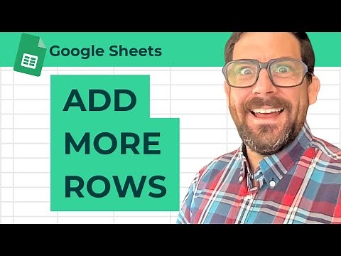 How to Insert Multiple Rows in Google Sheets
