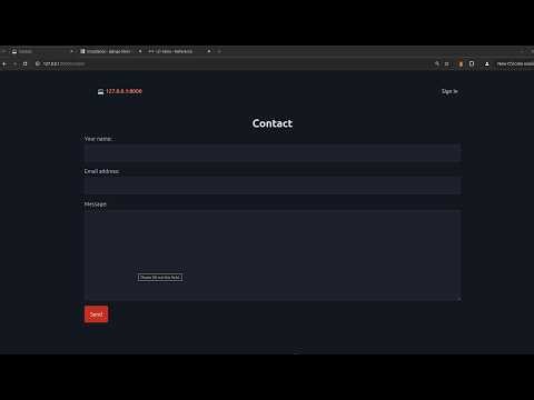 Simple Contact Form With Django and HTMX