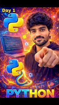 Day 1 Python 🔥 What is Programming? | Python for Beginners