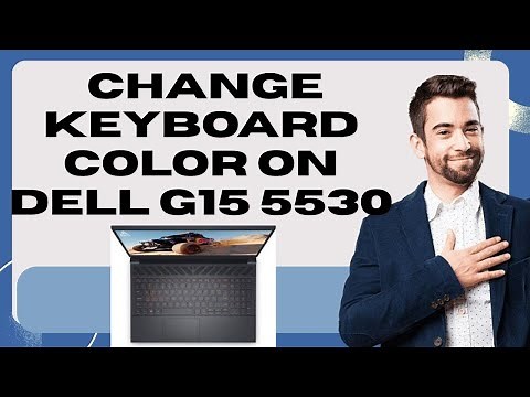 How to change keyboard color on Dell G15 5530 (2025) (RGB Backlight Customization Easy!) l SM Tech