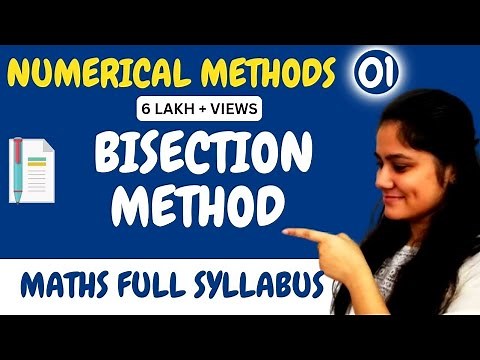 Introduction to Bisection Method|Numerical Methods|BCA|Dream Maths