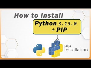 How to Install Python 3.13 and PIP on Windows 10/11 | PIP installation [2024 Update]
