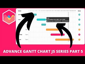 Advance Gantt Chart JS Series Part 5