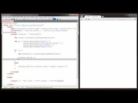 How to Initialize WebGL in the Browser (Step-by-Step Tutorial) #WebGL #JavaScript #OpenGL