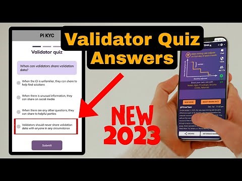 PI KYC - Validator Quiz Answers