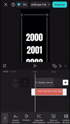 How to make a SCROLLING TIMELINE animation on CapCut