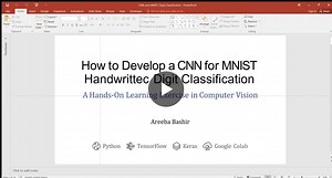 Building CNN for Handwritten Digit Classification with MNIST | Areeba Bashir posted on the topic | LinkedIn