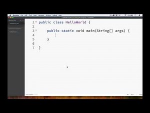 Creating a Hello World Program in Java