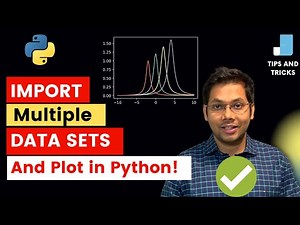 Import multiple datasets and plot in Python