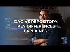 DAO vs Repository Pattern Explained | Key Differences and Java Example
