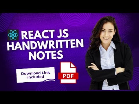 Free Handwritten React.js Notes for Beginners | Download Now!