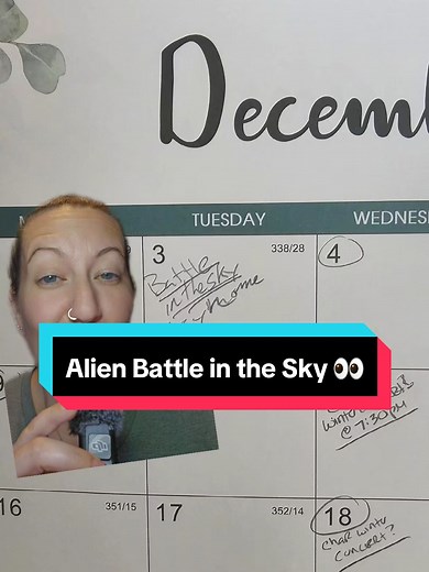 Alien Battle in the Sky: UFO Sighting December 3rd