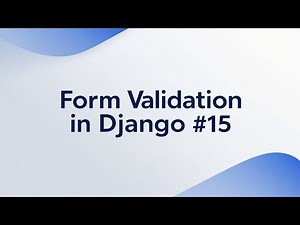 Form validation in Django #15 | Django Basics: Dive into Web Development