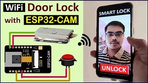 WiFi Door Lock using ESP32-CAM & Blynk App - Simple IoT Projects