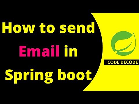 Send Emails in Spring Boot Like a Pro! Java Mail & SMTP Explained | Step by Step Guide | Code Decode