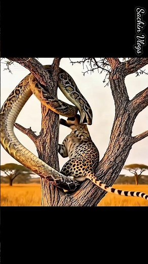 Tiger vs Python: Giant Jungle Battle! 🐅🐍⚡#tigervspython #animalbattle #wildlifefight