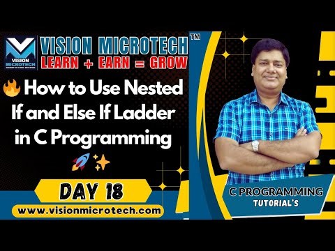 🔥 How to Use Nested If and Else If Ladder in C Programming 🚀 ✨