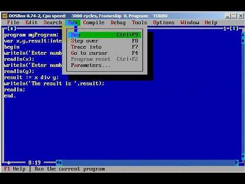 Turbo Pascal Programming #04 Operators