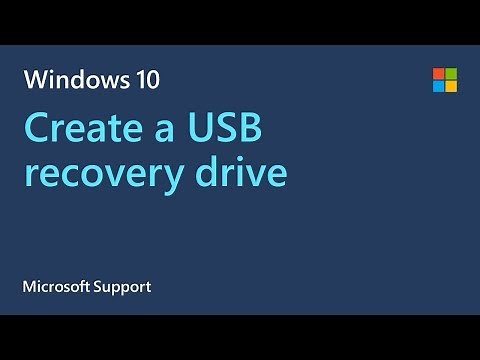How to make a USB recovery drive in Windows 10 | Microsoft