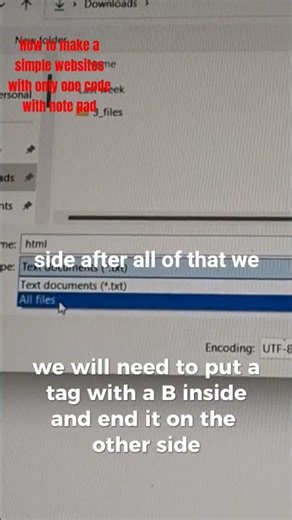 how to make a simple html code using notepad for beginners#