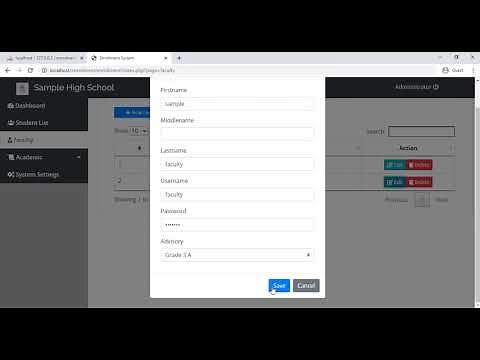 Enrollment System Project with Source Code Using PHP/MySQL