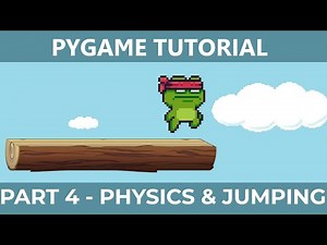 PyGame Endless Vertical Platformer Beginner Tutorial in Python - PART 4 | Physics & Jumping