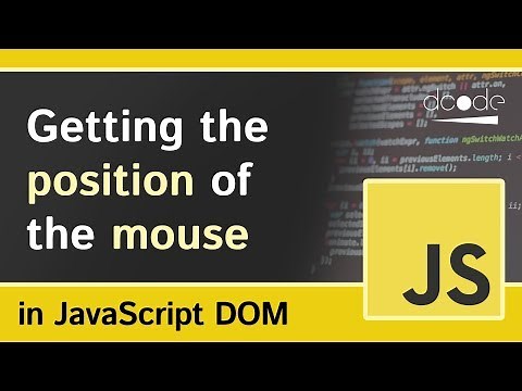 Get Mouse Position in JavaScript ('x' and 'y') - JavaScript Tutorial For Beginners