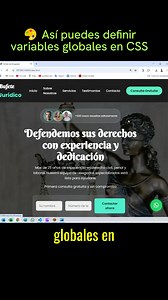 🎨 Así puedes definir variables globales en CSS #programacionweb #desarrolloweb #programadoresweb #html #javascript | Progamacion web