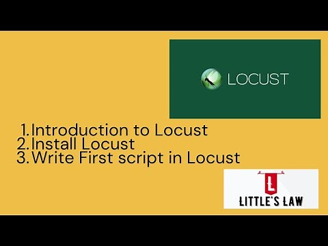Introduction to Locust Performance testing Tool | Installation | First Test #littleslaw #locust