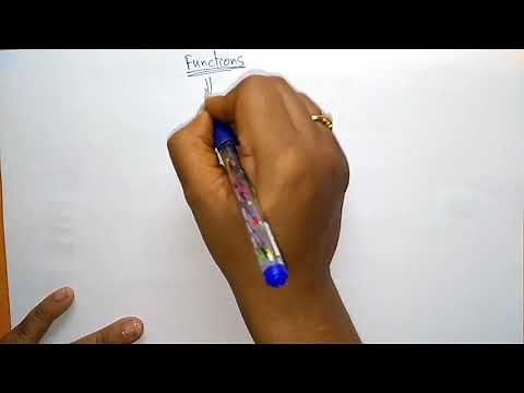 functions in c programming | Declaration | Call and Definition | | C Programming | Lec-34