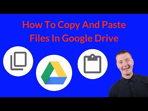 How To Copy And Paste Files In Google Drive