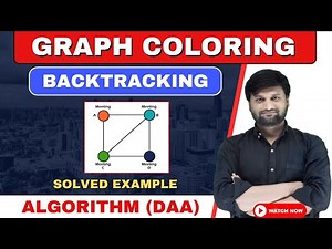 Graph coloring problem using backtracking in DAA| Algorithms|short tricks