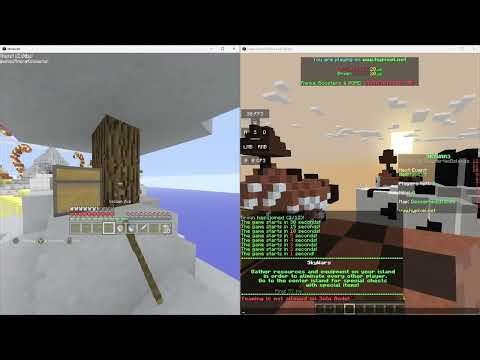Playing java skywars on Legacy Console Edition (not hypixel)