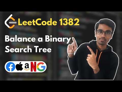 Balance a Binary Search Tree | LeetCode 1382 | Recursion | Binary Search Tree | codeTips