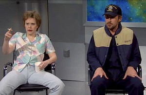 SNL Video: Kate McKinnon Returns To Manhandle Ryan Gosling During Another Steamy Alien Abduction - TVLine