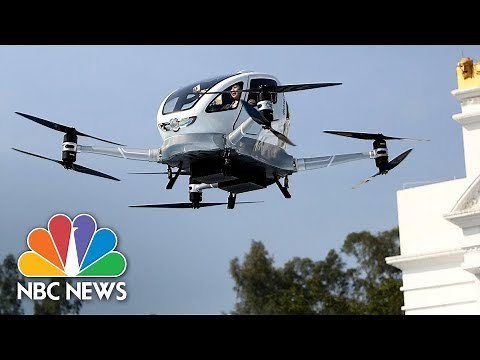World’s First Passenger Drone Unveiled In China | NBC News