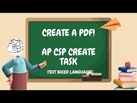 AP CSP create task - best way to make a PDF from code (text languages)