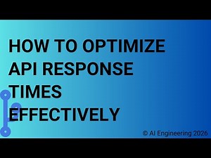 How to Optimize API Response Times Effectively