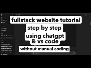 Full Stack Website Using ChatGpt with React TypeScript & Express MongoDB | Step-by-Step Guide PART-1