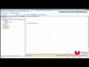 01- How to Create a New DATABASE in Microsoft SQL Server | Create Sql Database Online