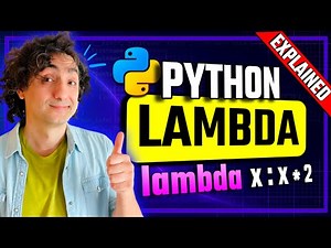 Python Lambda Functions (Visually Explained) | #Python Course 32