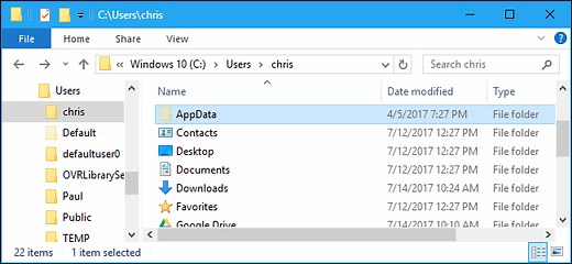 What Is the AppData Folder in Windows?