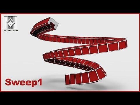 Grasshopper Tutorial (Sweep1)