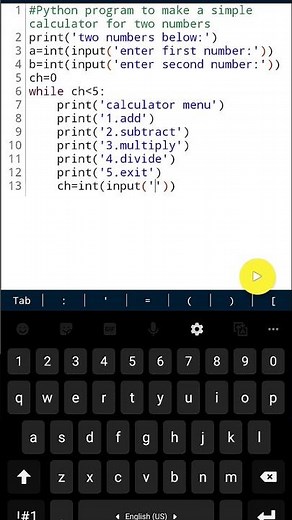 #59 How to build a Simple Calculator in Python | if-else loop | basic calculator#python#calculator