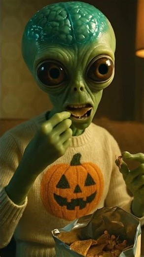 Alien Eating Chips in Perfect Silence 👽🥔 | Hyper Realistic ASMR Loop