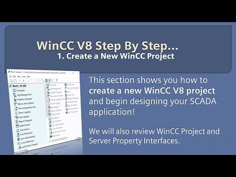 WinCC v8.0 Step By Step 2: Create a New WinCC Project 😎 Learn SCADA Programming #winccguru