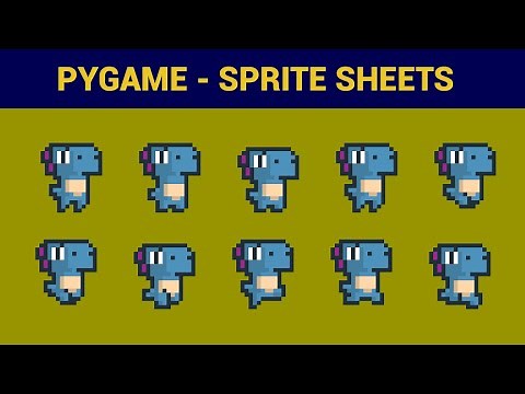 PyGame Beginner Tutorial in Python - Loading Spritesheets